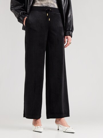 Juicy Couture Широкий Штаны 'FORSTON' в Черный: спереди