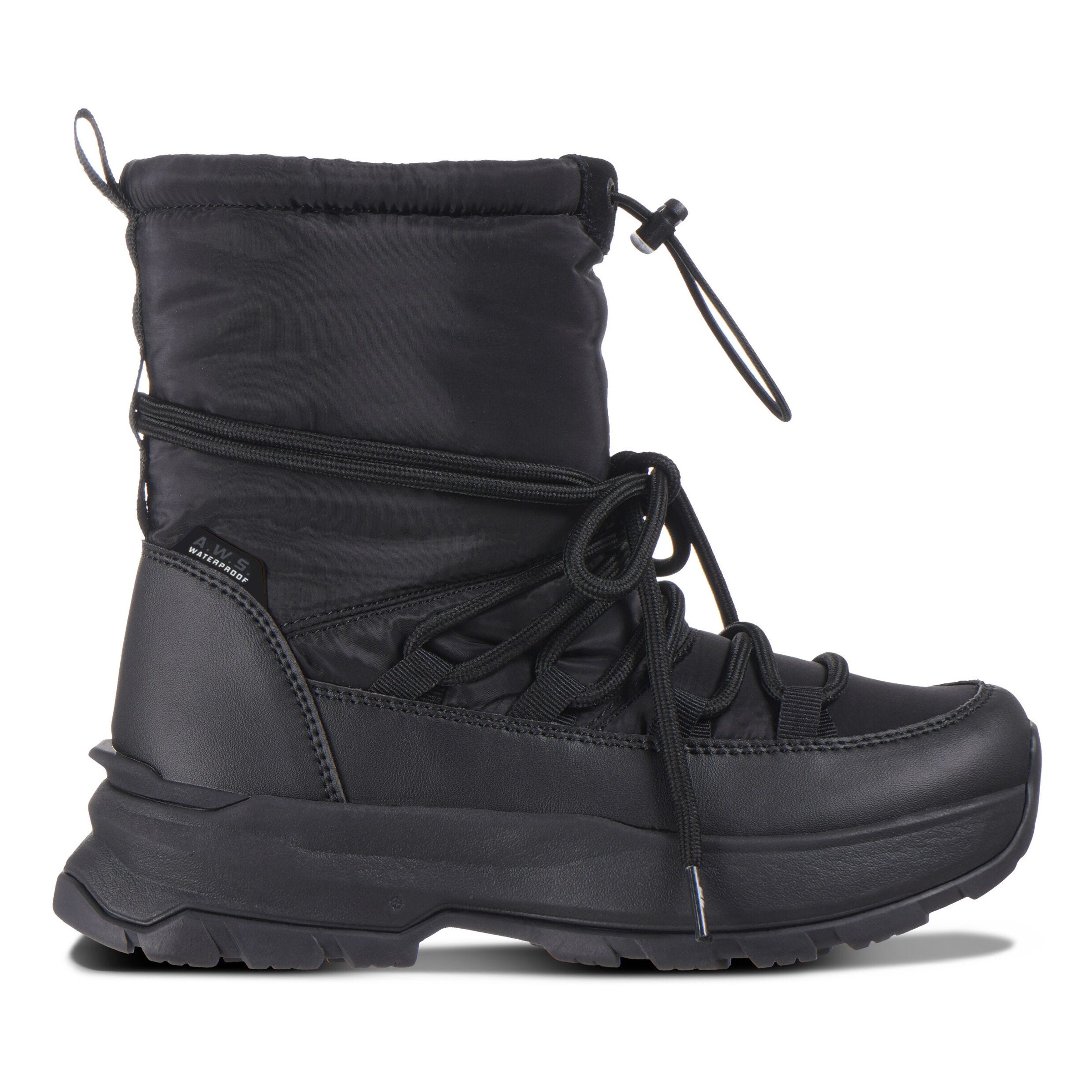 ICEPEAK Snowboots in Schwarz: Vorderseite
