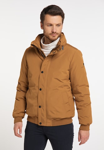 DreiMaster Klassik Winter jacket in Brown: front