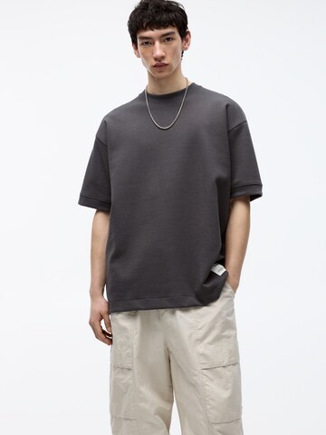 Pull&Bear T-Shirt in Grau: predná strana