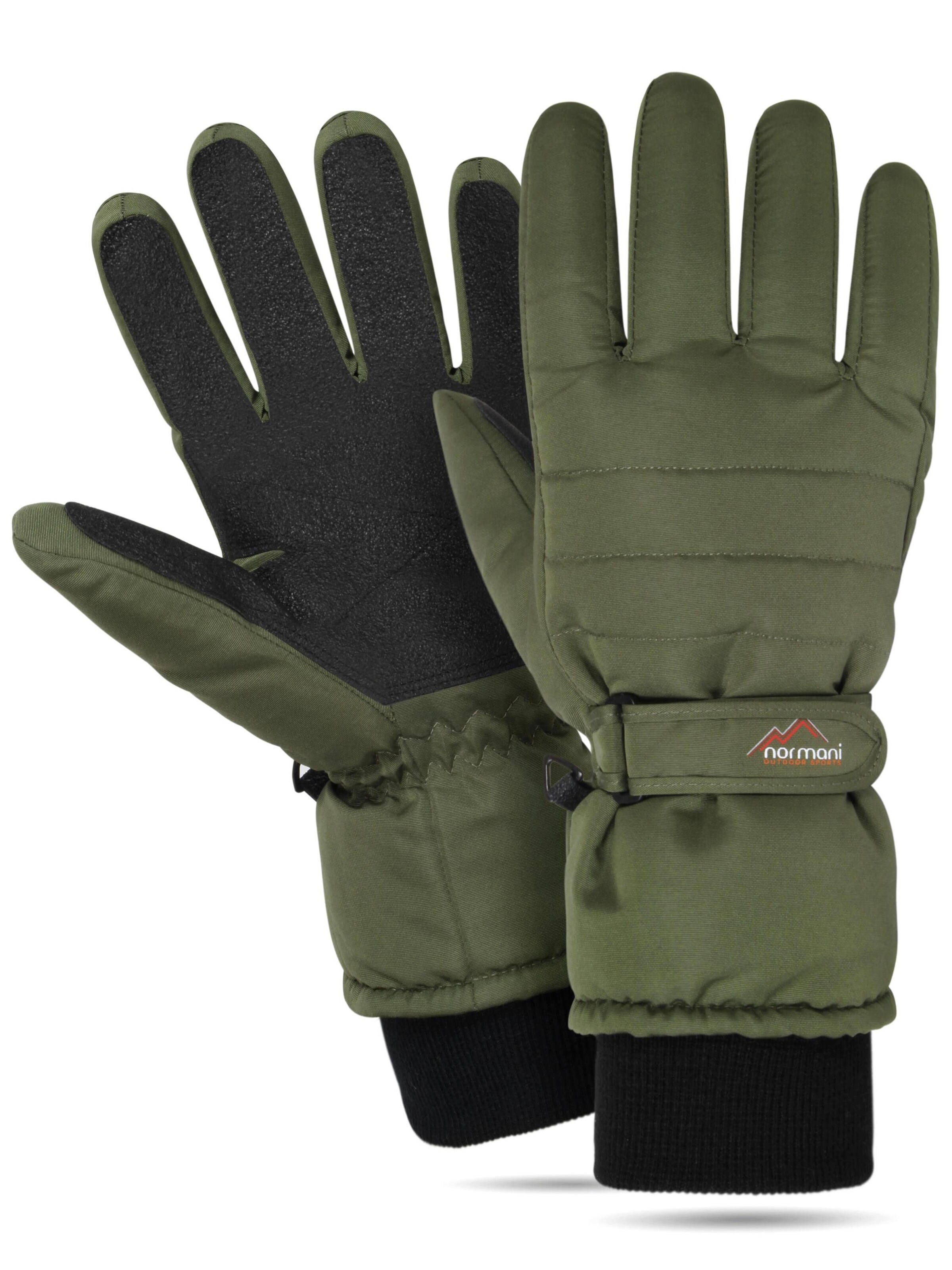Gants de sport 'Snowguard ProTect' normani en vert : devant