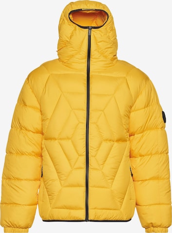 SOUTHPOLE Winter Jacket 'PM234-014-2 SP Storm Net 1.0' in Yellow: front