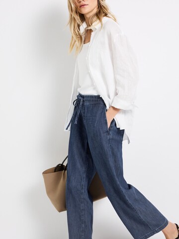 Wide Leg Pantalon STREET ONE en bleu