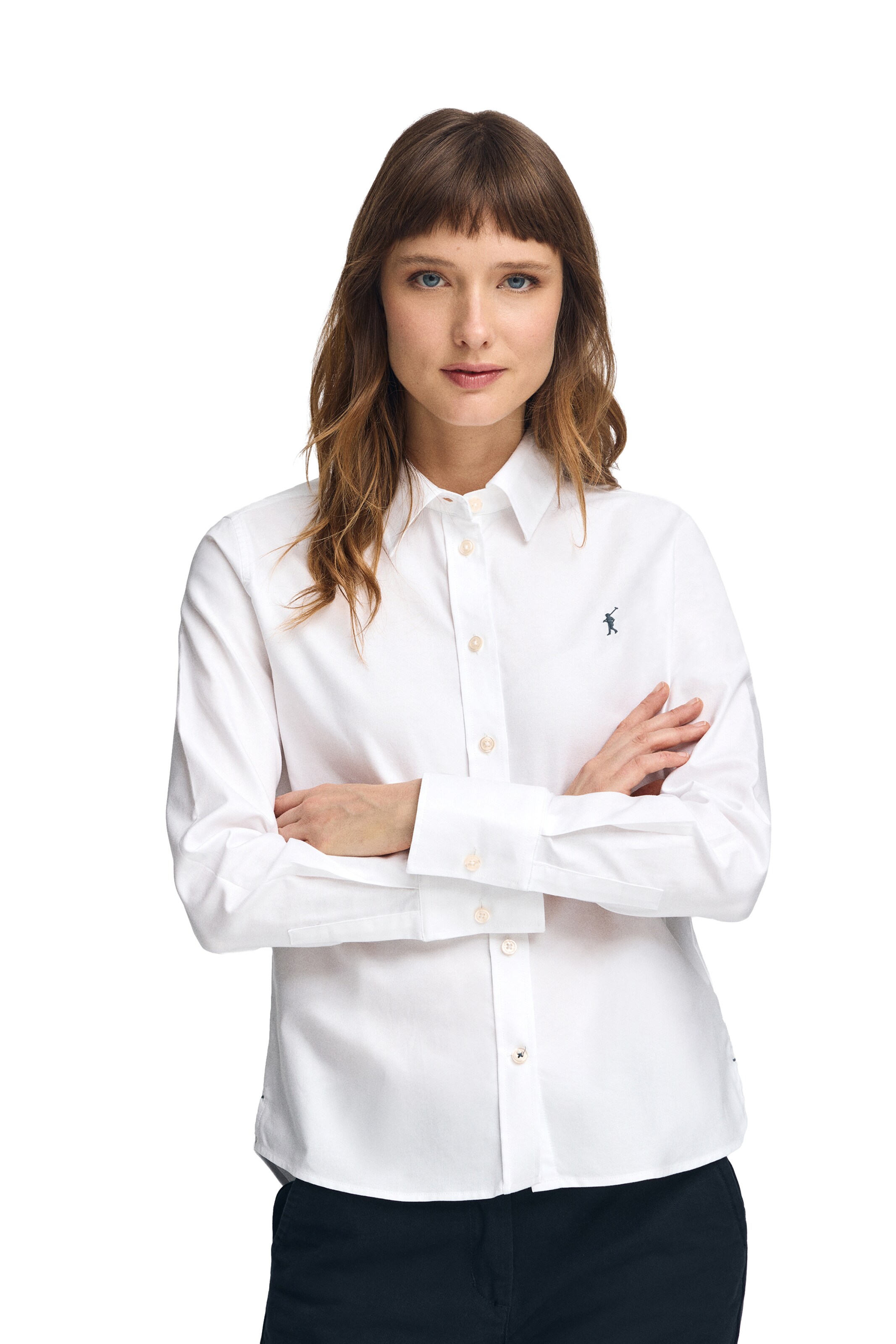 Polo Club Blouse in White: front