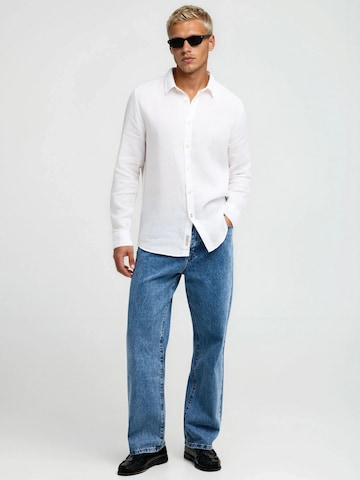 Funky Buddha Средняя посадка Рубашка в Белый