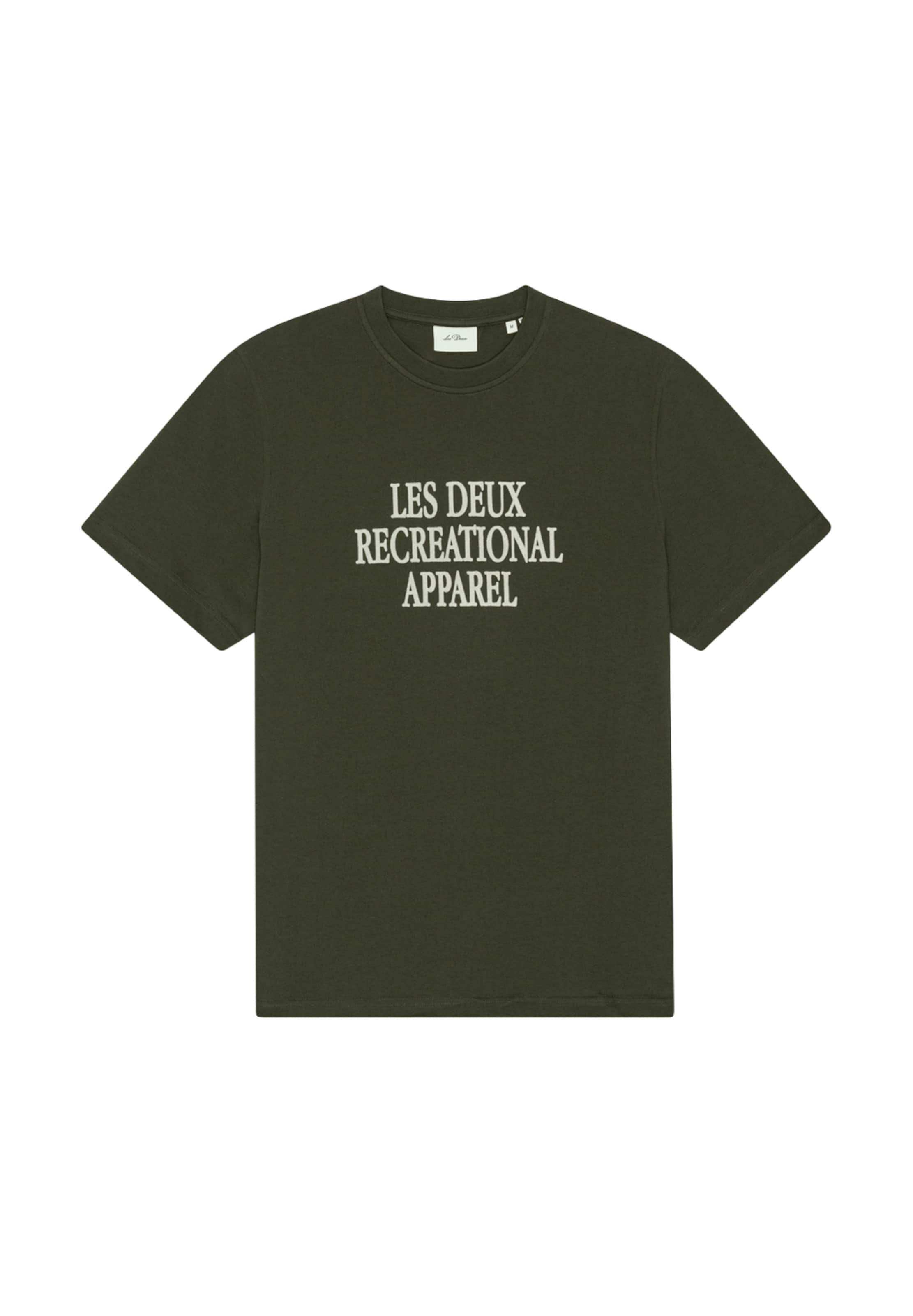 Les Deux - Camiseta 'From Copenhagen' en verde: frente