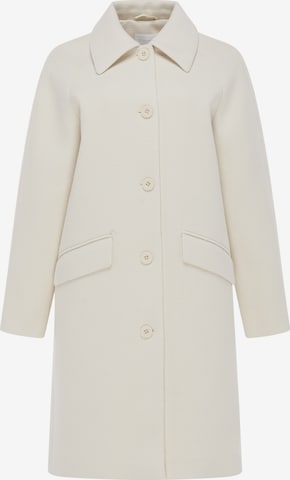 Manteau mi-saison Usha en blanc : devant