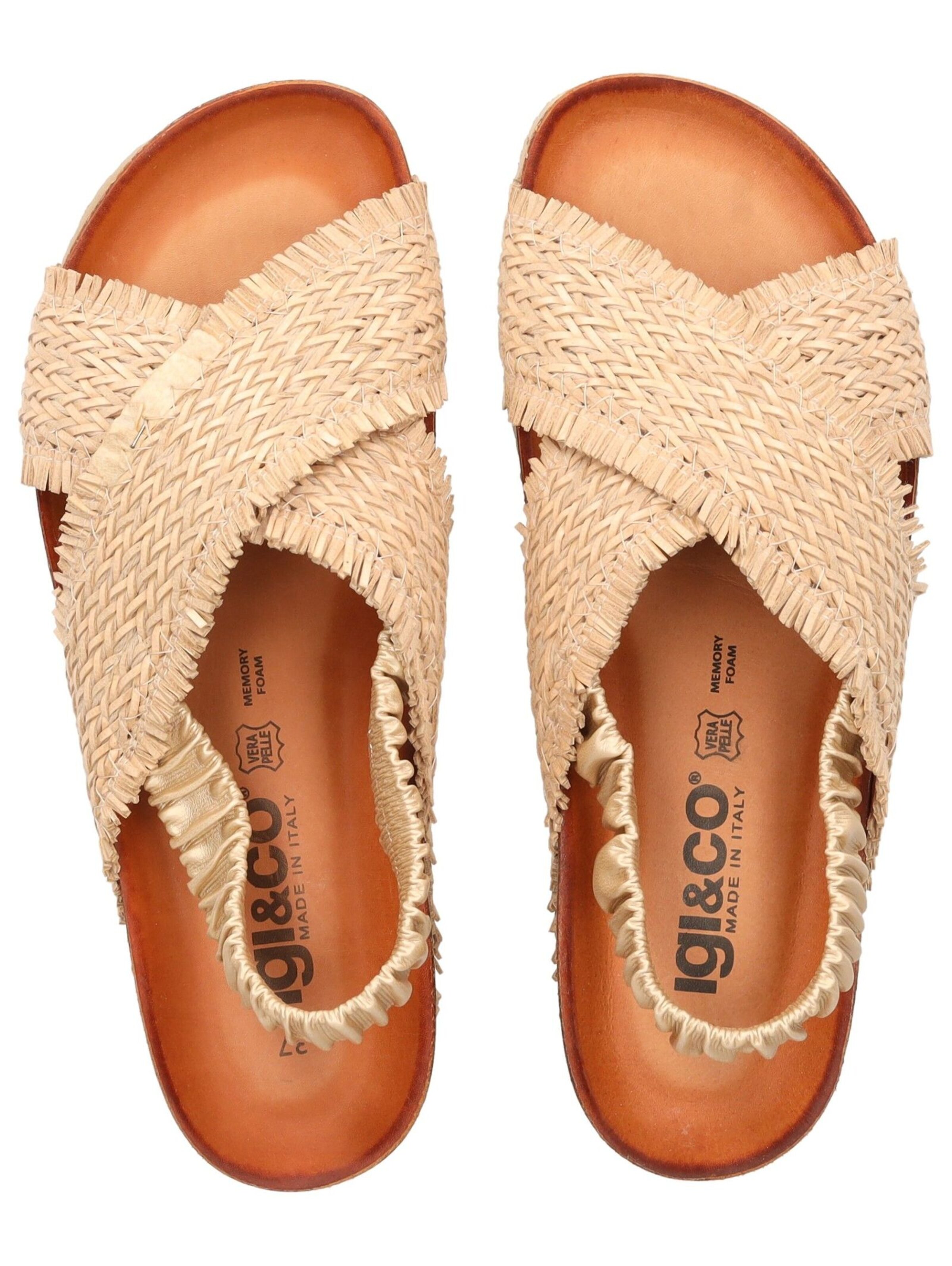 IGI&CO Strap sandal in Beige