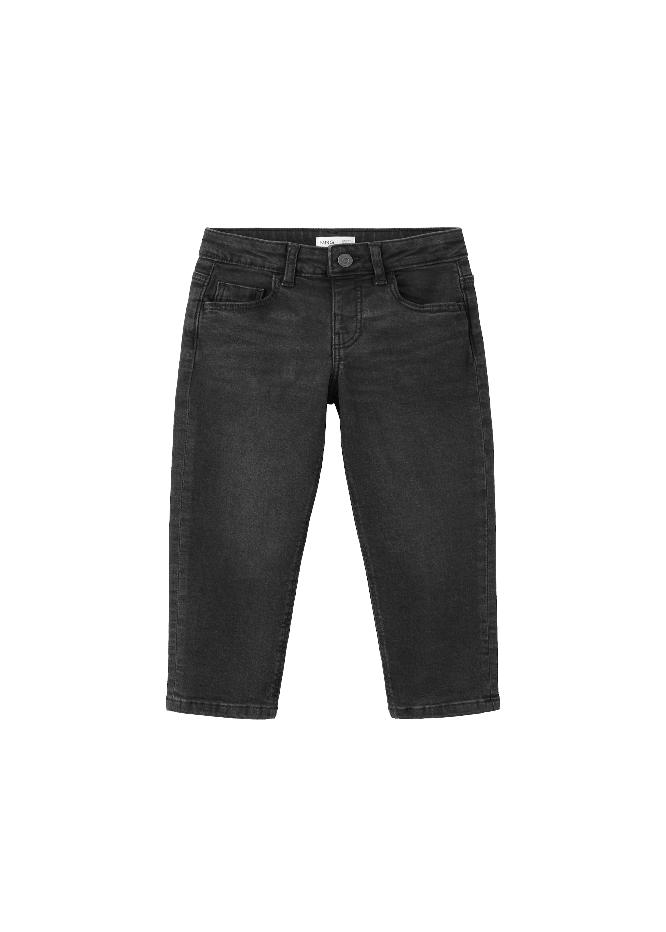 Regular Jean 'DIEGO' MANGO KIDS en noir : devant