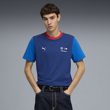 PUMA T-Shirt 'BMW M Motorsport Essentials' in Blau: Vorderseite