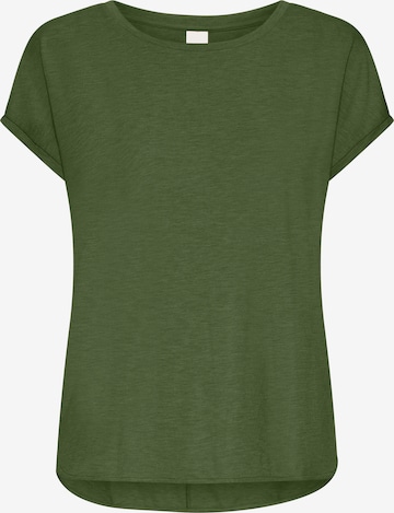 ICHI T-Shirt 'IHRebel' in Grün: Vorderseite