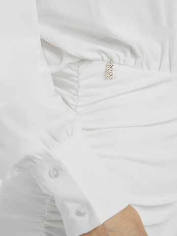 Robe-chemise Nicowa en blanc
