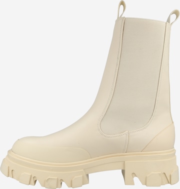 Public Desire Chelsea Boots in Beige