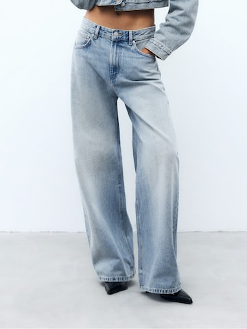 Pull&Bear Baggy Farmer - kék: elől