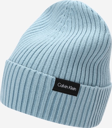 Calvin Klein Muts in Blauw: voorkant