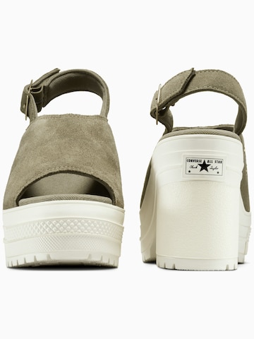 CONVERSE - Sandalias 'Chuck 70 De Luxe Heel' en verde