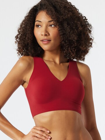 Regular Soutien-gorge 'Padded - Invisible Soft' SCHIESSER en rouge : devant