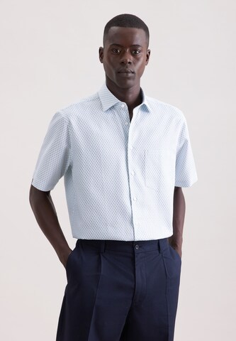 SEIDENSTICKER Comfort fit Zakelijk overhemd in Blauw: voorkant