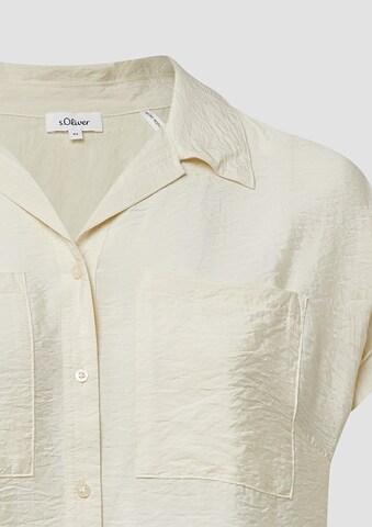 s.Oliver Blouse in Beige