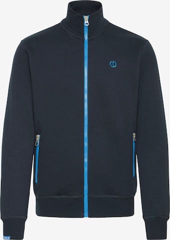 !Solid - Sudadera con cremallera 'Benn' en azul: frente