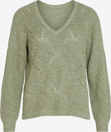 VILA Sweater 'Poca' in Green: front