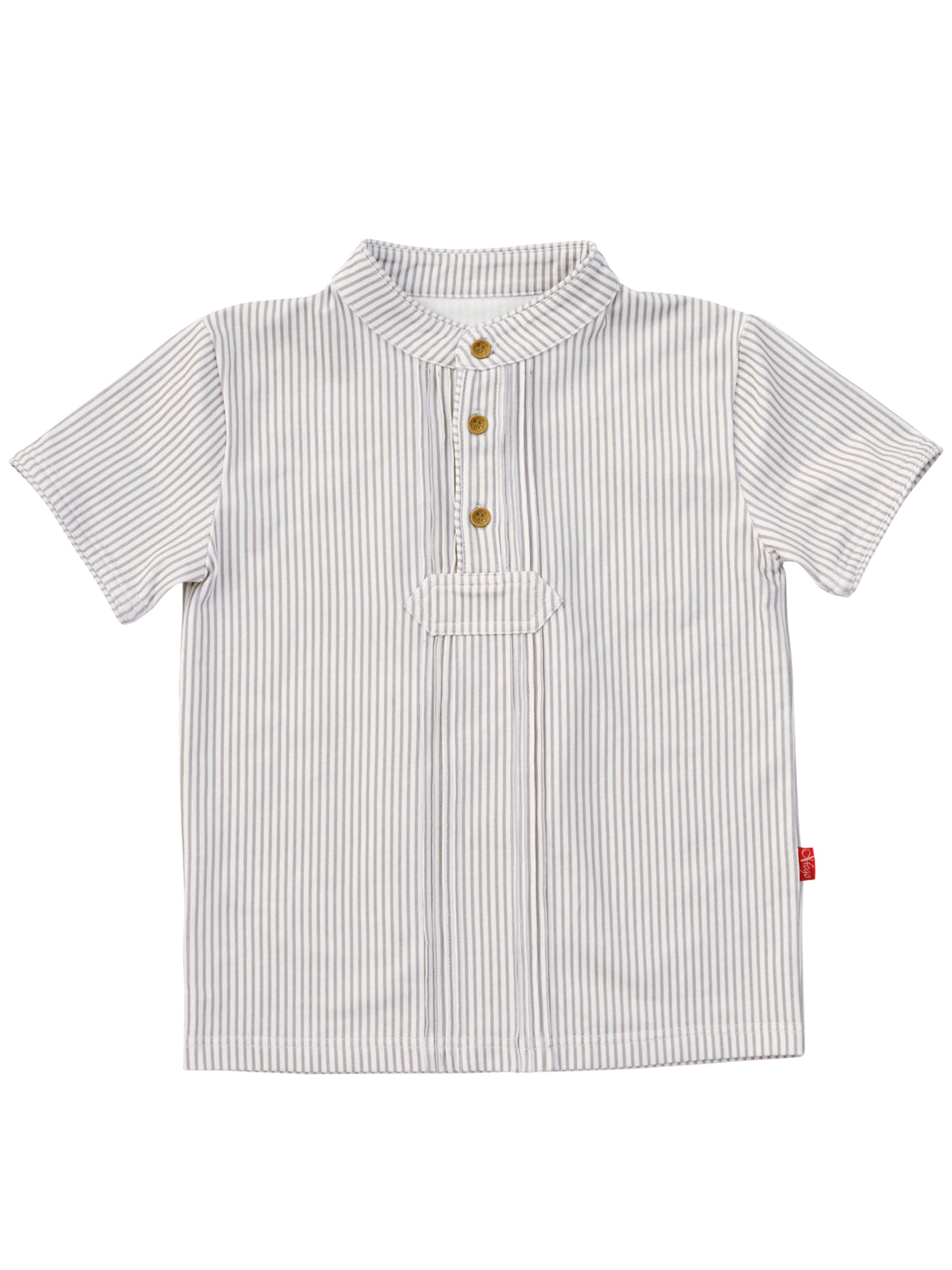 Mogo Shirt 'Greihut'‌‌‌ in Grau: Vorderseite