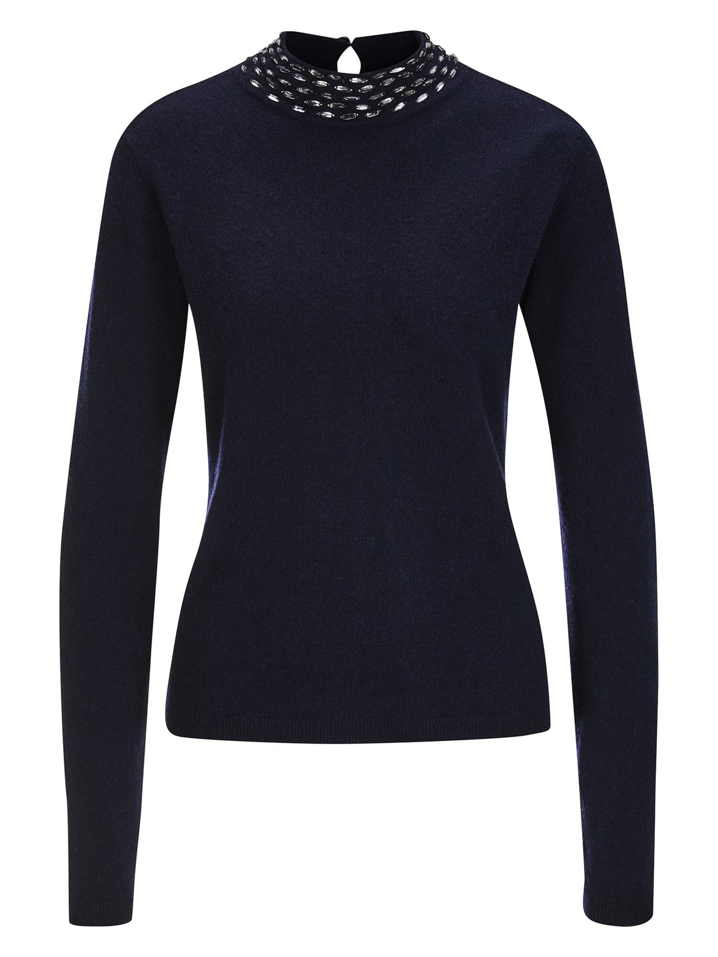 Pull-over MADELEINE en bleu : devant