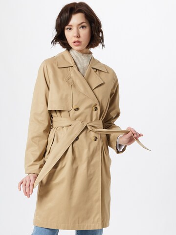 Manteau mi-saison 'Weka' SELECTED FEMME en beige : devant