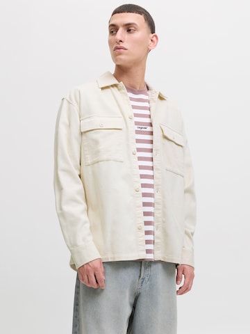 Comfort fit Camicia 'JJEPERFECT' di JACK & JONES in bianco: frontale