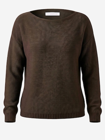 Pull-over Il Lanificio en marron : devant