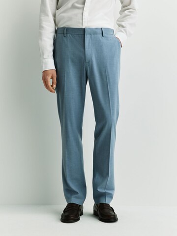 Next Slimfit Hose in Blau: Vorderseite