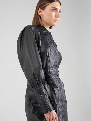 Robe-chemise 'Delfine' Ibana en noir