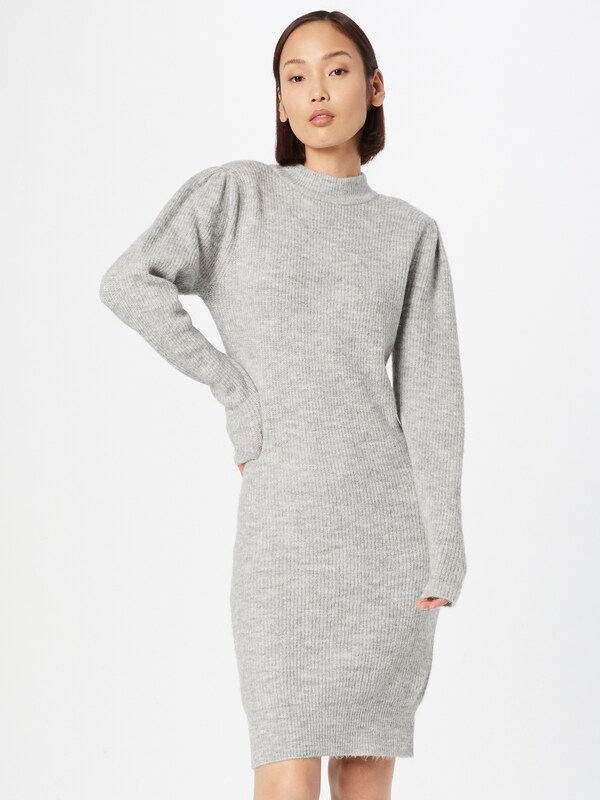PIECES - Vestido de punto 'Cana' en gris