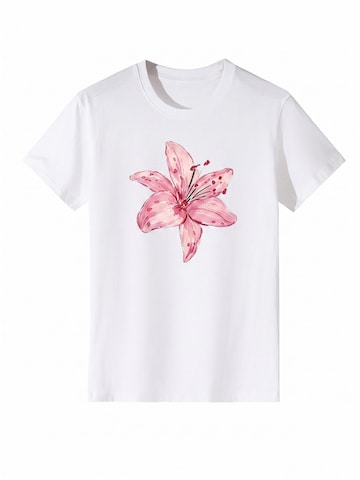 LapaPlus Shirt 'Women's Summer Short Sleeves Tops' in Wit