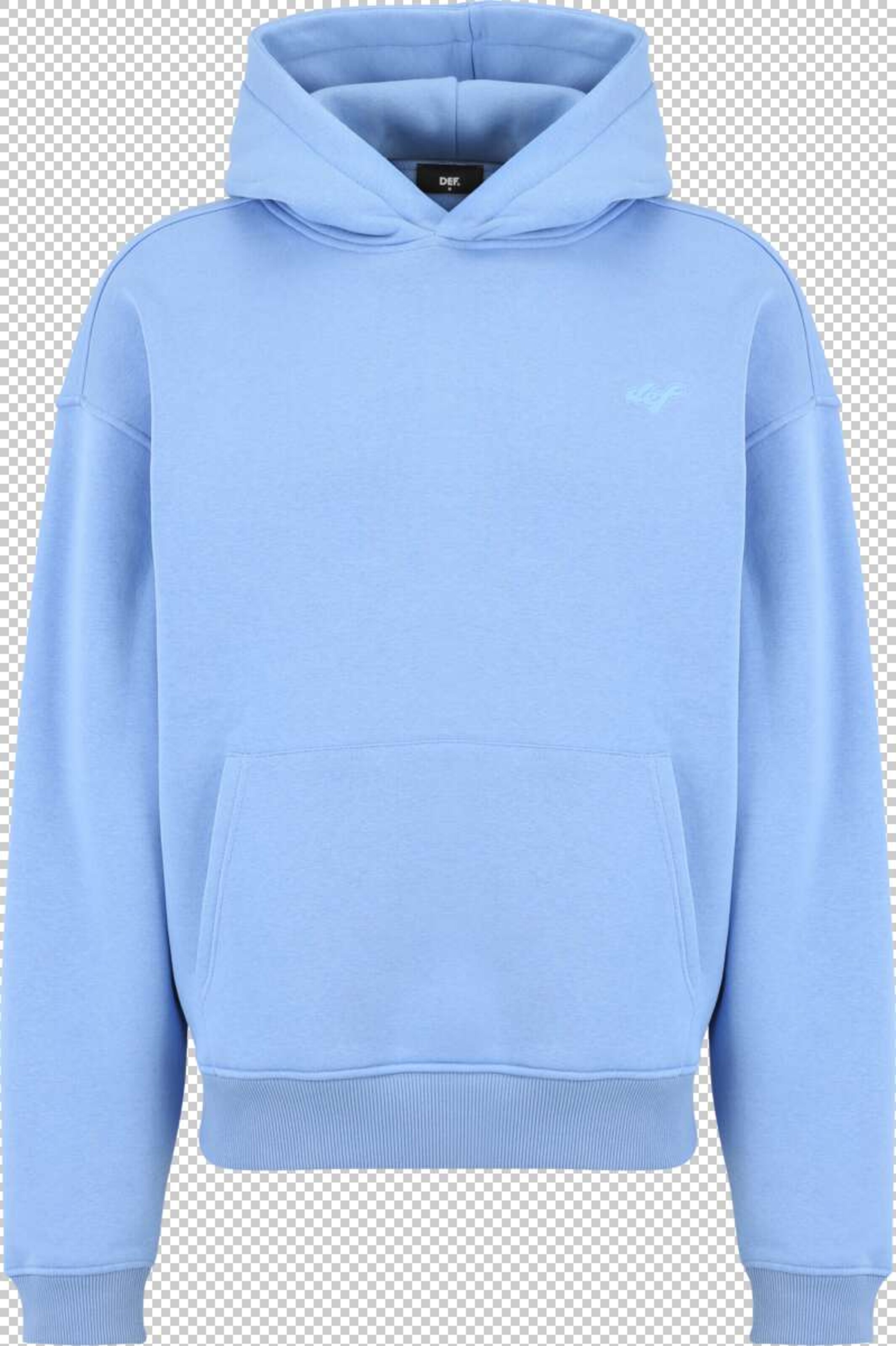 DEF Mikina 'Frank' – modrá: přední strana