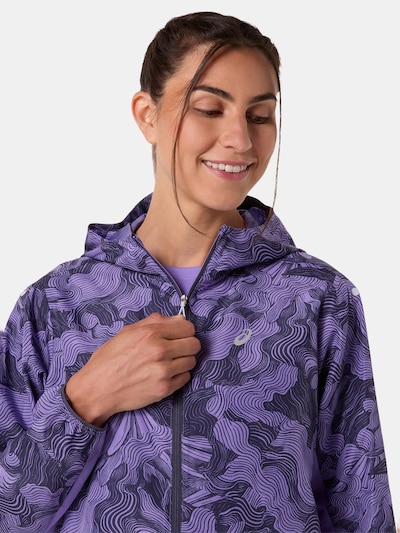 ASICS Athletic Jacket 'Fujitrail Packable' in XS in Purple / Dark purple, Item view
