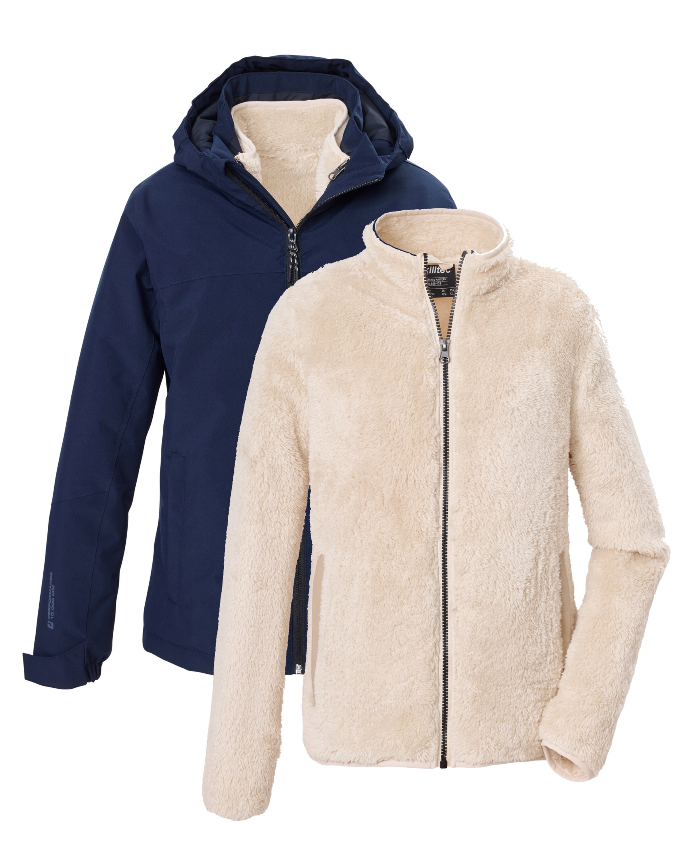 KILLTEC Jacke in Blau: Vorderseite