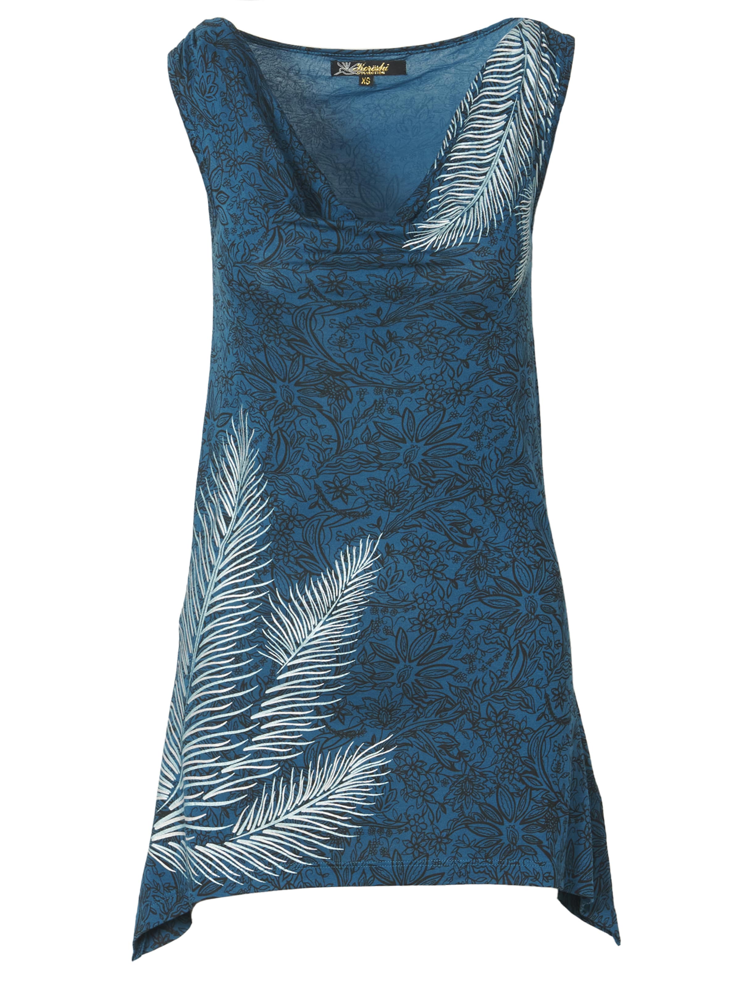 KOROSHI Top in Blau: Vorderseite