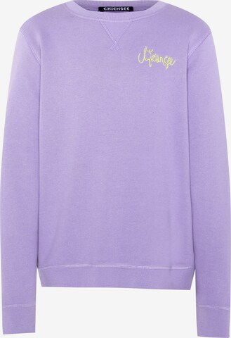 CHIEMSEE Sweatshirt in Lila: predná strana