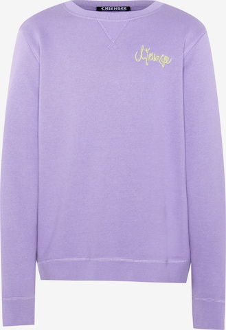 CHIEMSEE Sweatshirt in Purple: front