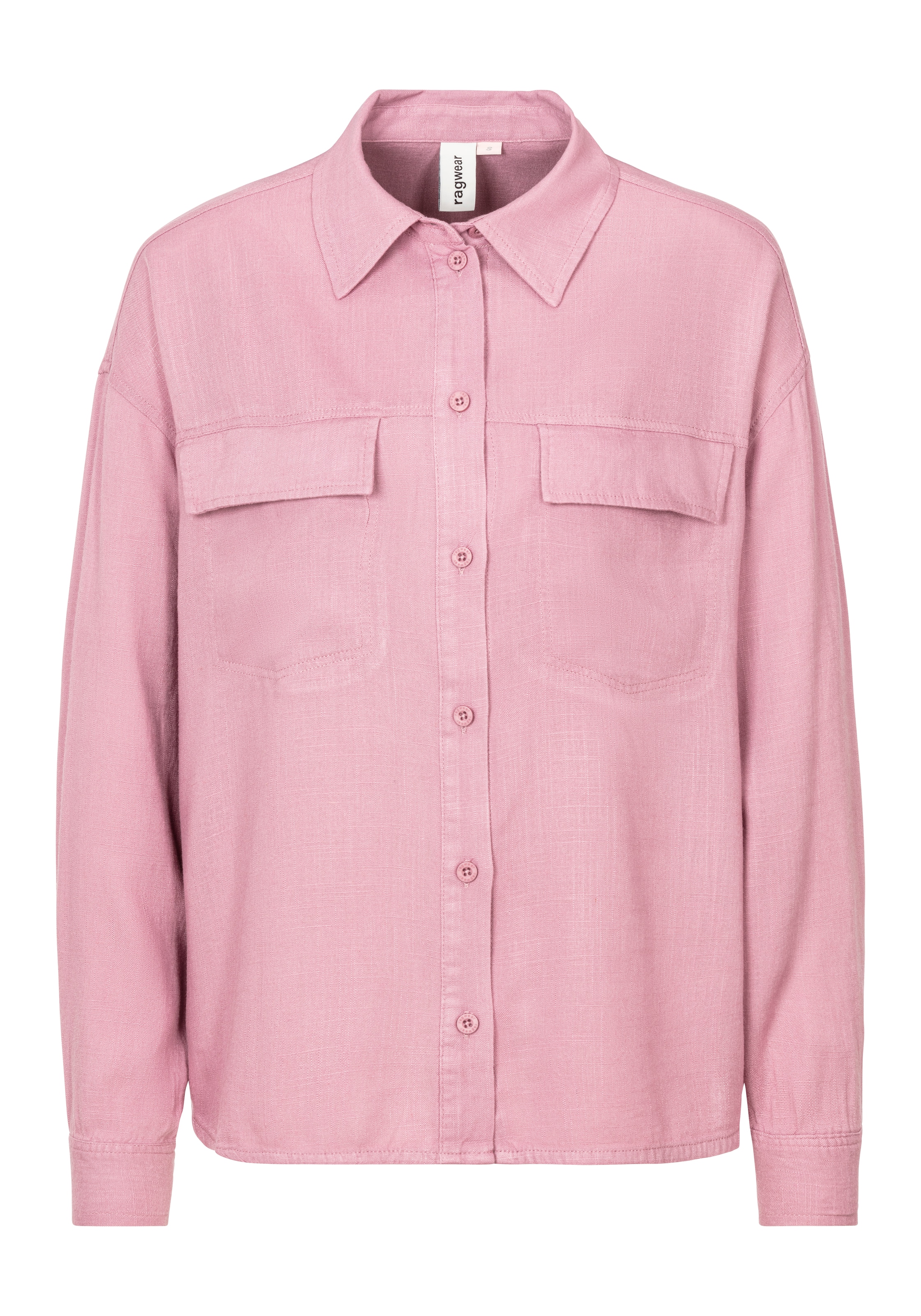 Ragwear Bluse in Pink: Vorderseite