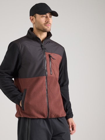 Iriedaily Fleece jacket 'Auf Deck' in Red: front