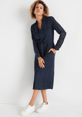 HECHTER PARIS Shirt Dress in Blue