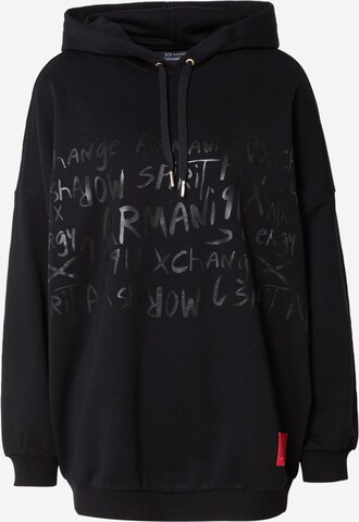 ARMANI EXCHANGE Sweatshirt in Black: front