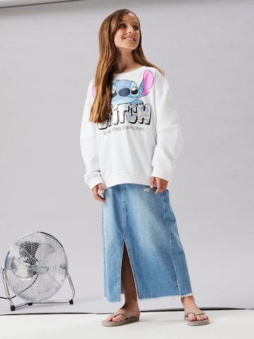 NAME IT Свитшот 'NKFFORDI STITCH' в Белый