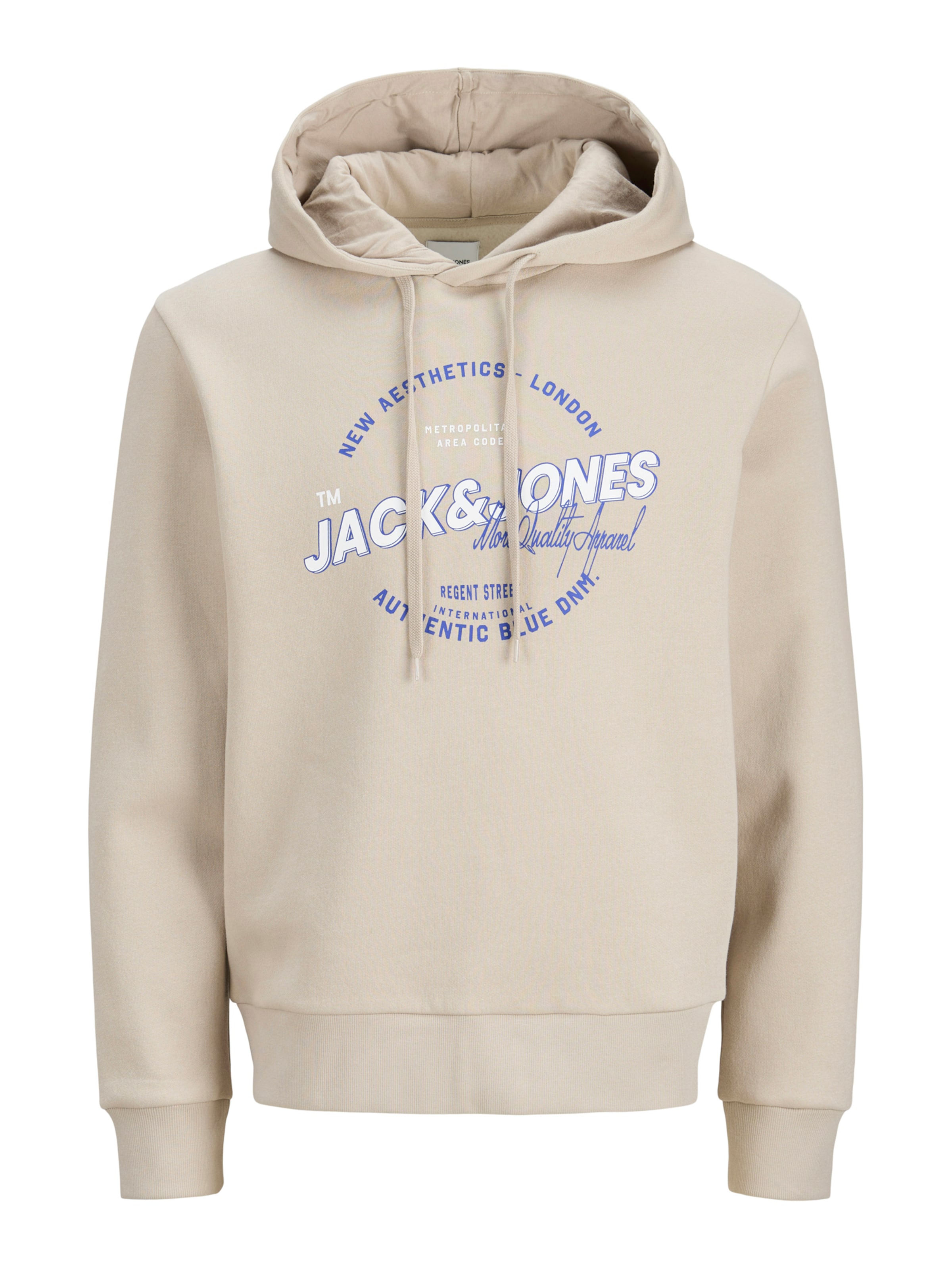 smėlio JACK & JONES Megztinis be užsegimo: priekis