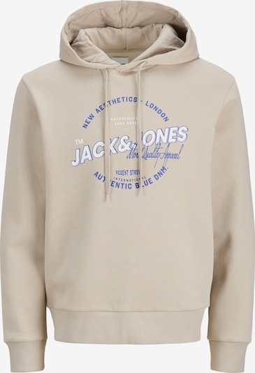Megztinis be užsegimo iš JACK & JONES, spalva – kremo / mėlyna / balta, Prekių apžvalga