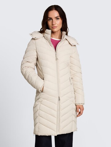 TOM TAILOR Winter Coat in Beige: front