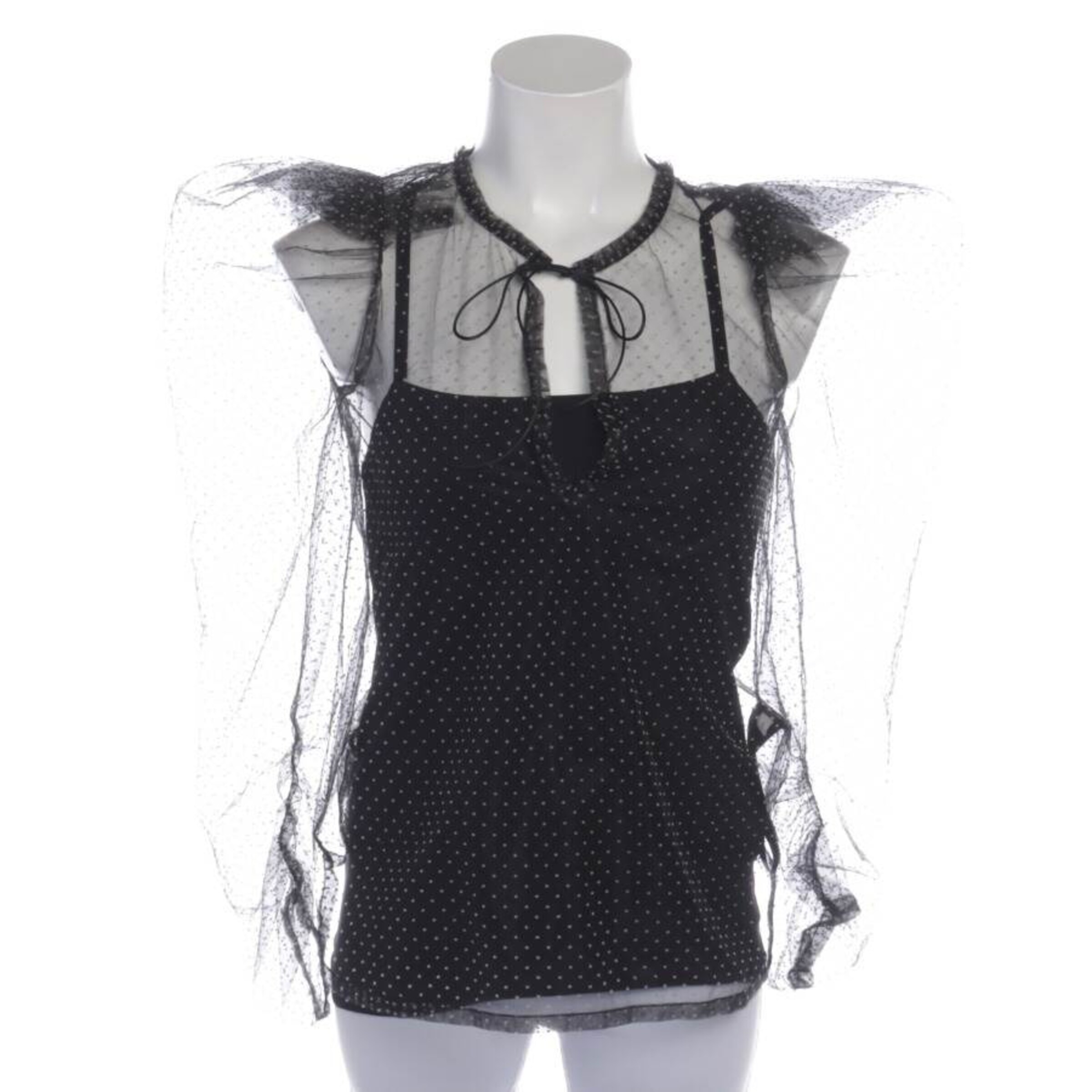 Schumacher Bluse / Tunika XS in Schwarz: Vorderseite