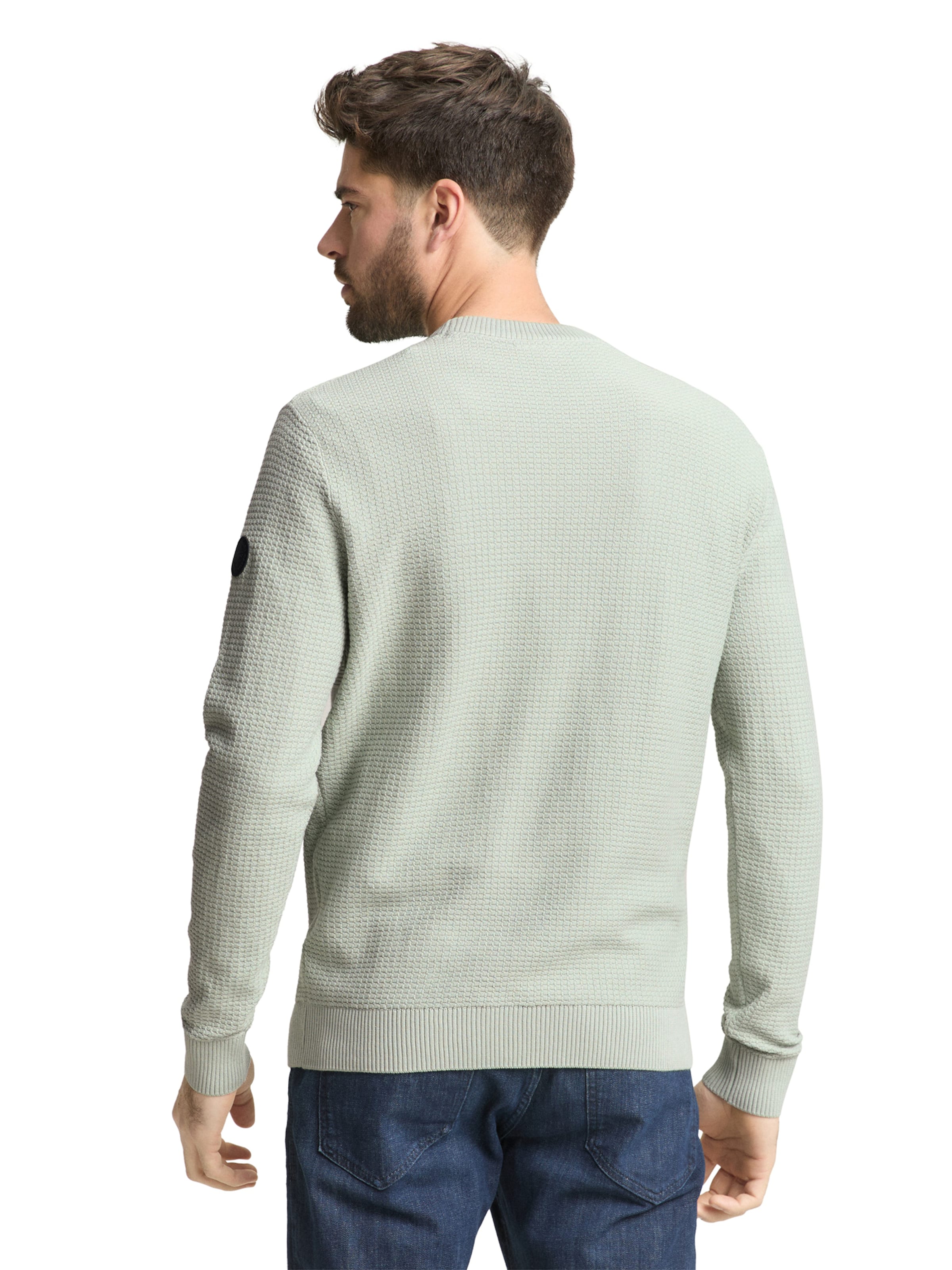 Pulover de la TOM TAILOR pe verde